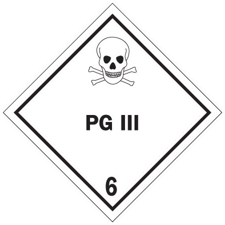 Bsc Preferred 4 x 4'' - ''PG III - 6'' Labels BUY00025376
